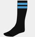 Chaussettes Gym Socks Noir-Bleu fluo