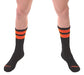 Chaussettes Gym Socks Noir-Orange fluo