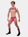 Chaussettes Gym Socks Noir-Rose fluo