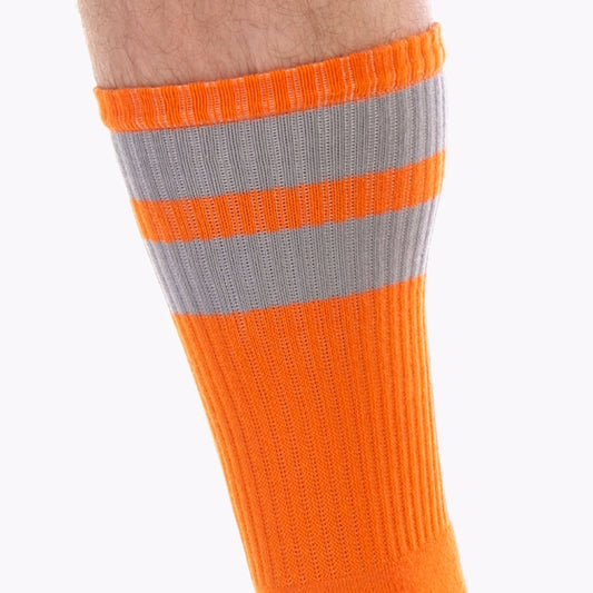 Chaussettes Gym Socks Orange-Gris