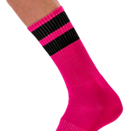 Chaussettes Gym Socks Rose-Noir