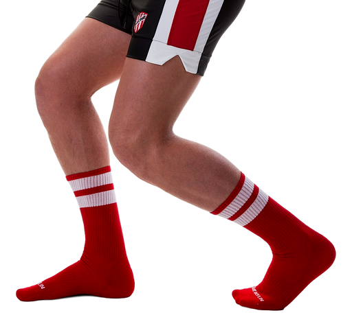 Chaussettes Gym Socks Rouge-Blanc