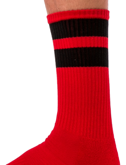 Chaussettes Gym Socks Rouge-Noir
