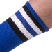 Chaussettes Half Fetish Stripes Bleu Noir Blanc