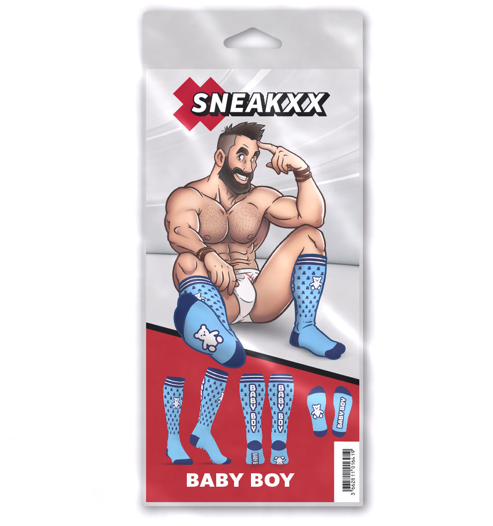 Chaussettes hautes Bay Boy Bleues