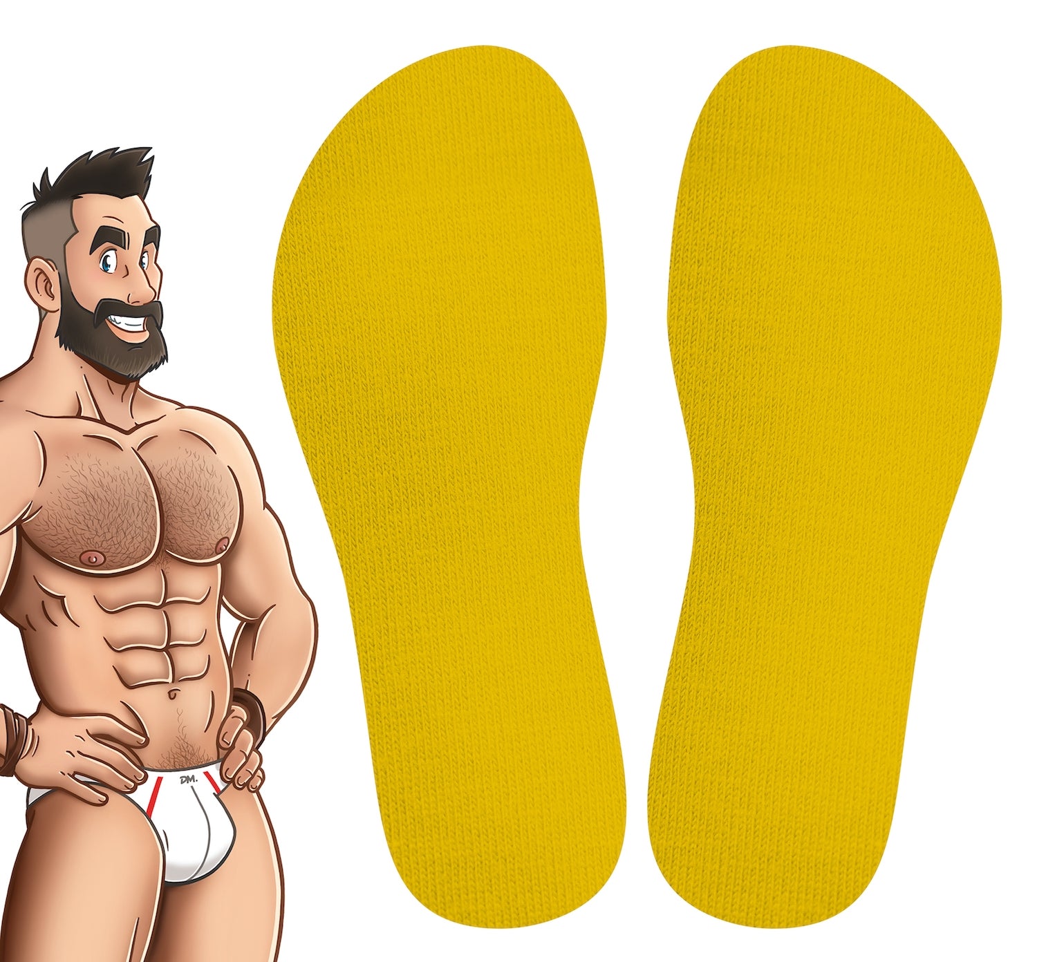 Chaussettes Hautes COLORS SneakXX Jaunes