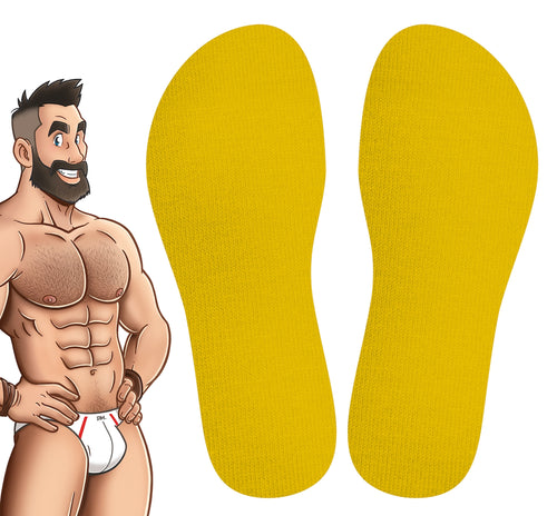Chaussettes Hautes COLORS SneakXX Jaunes