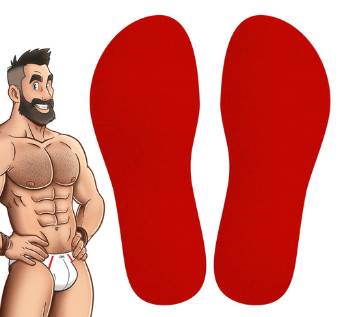 Chaussettes Hautes COLORS SneakXX Rouges