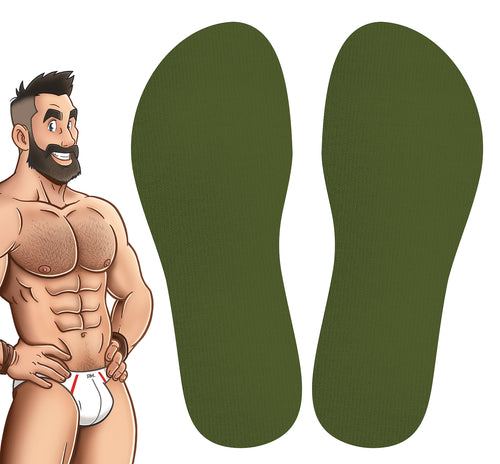 Chaussettes Hautes COLORS SneakXX Vert Kaki