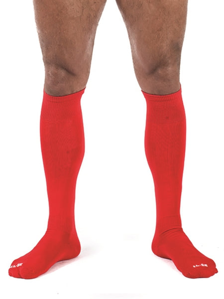 Chaussettes hautes Foot Socks Rouge