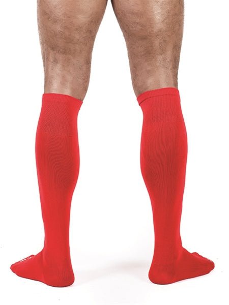 Chaussettes hautes Foot Socks Rouge