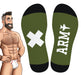 Chaussettes Hautes Hanky Army SneakXX Vertes