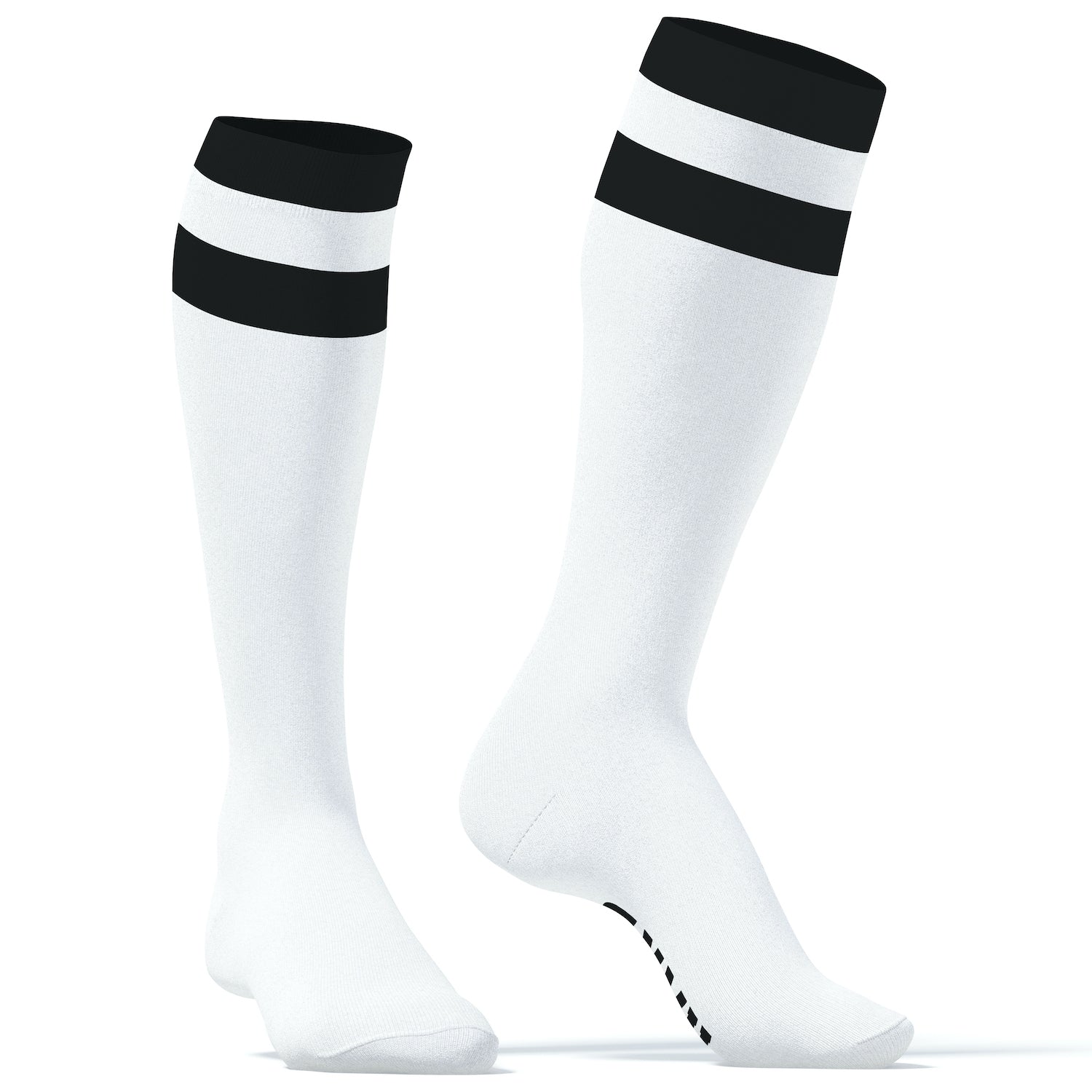 Chaussettes hautes Hard SneakXX Blanc-Noir