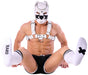 Chaussettes hautes Hard SneakXX Blanc-Noir