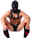Chaussettes hautes Hard SneakXX Noir-Rouge