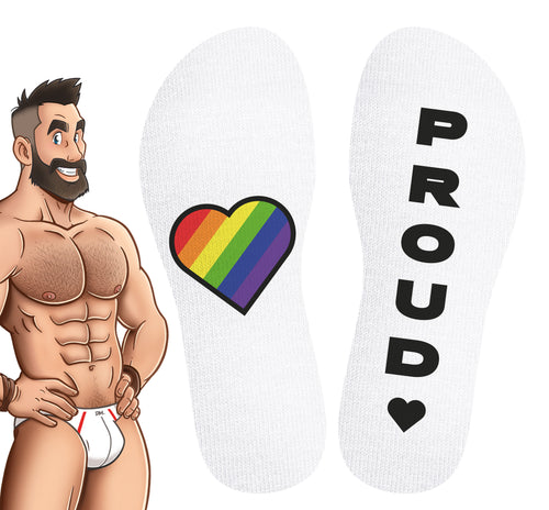 Chaussettes hautes Pride Proud Blanches