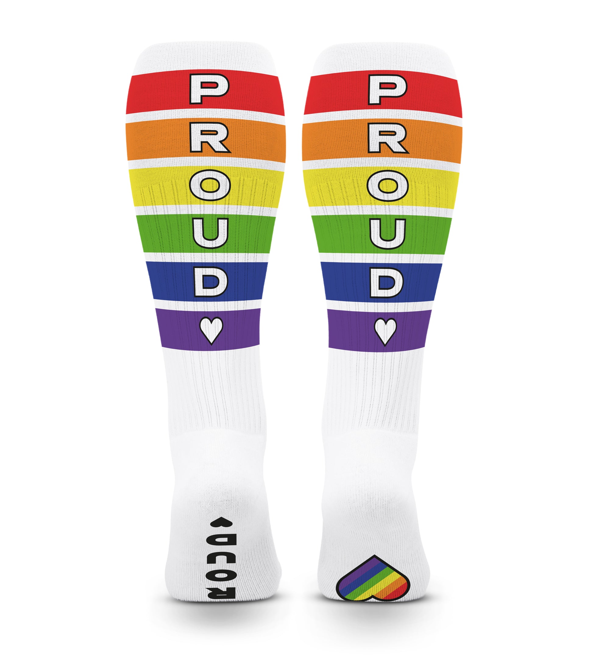 Chaussettes hautes Pride Proud Blanches