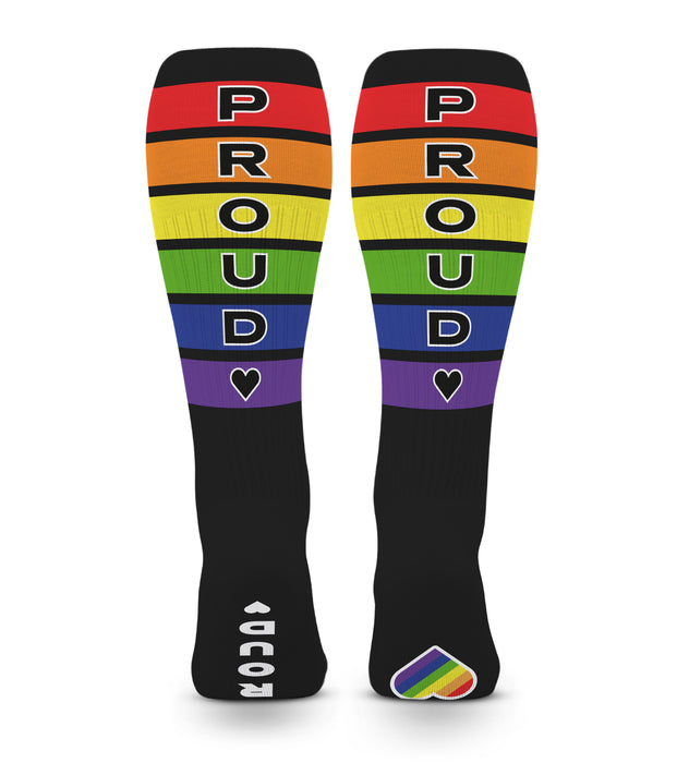 Chaussettes hautes Pride Proud Noires