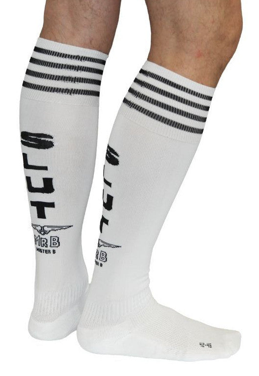 Chaussettes hautes SLUT Cruising Socks Blanches