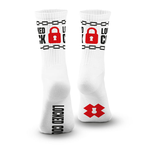 Chaussettes Locked Cock Blanches