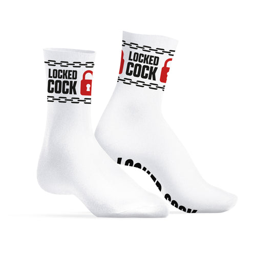 Chaussettes Locked Cock Blanches