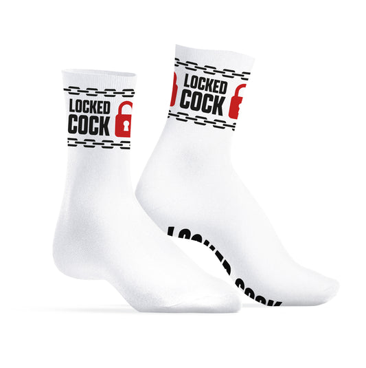 Chaussettes Locked Cock Blanches