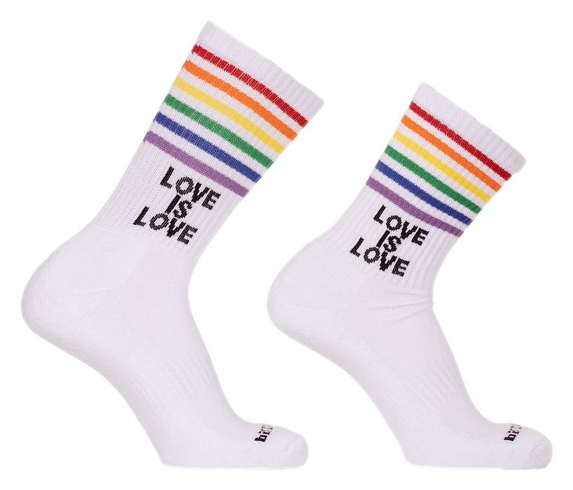 Chaussettes Love is Love Gym Socks Blanches