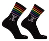 Chaussettes Love is Love Gym Socks Noires