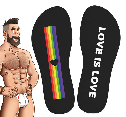 Chaussettes Love is Love Noires