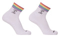 Chaussettes Love is Love Rainbow-Blanc