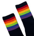 Chaussettes noires PRIDE GYM Rainbow