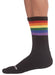 Chaussettes noires PRIDE GYM Rainbow