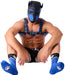 Chaussettes Paw Kinky Puppy Bleues