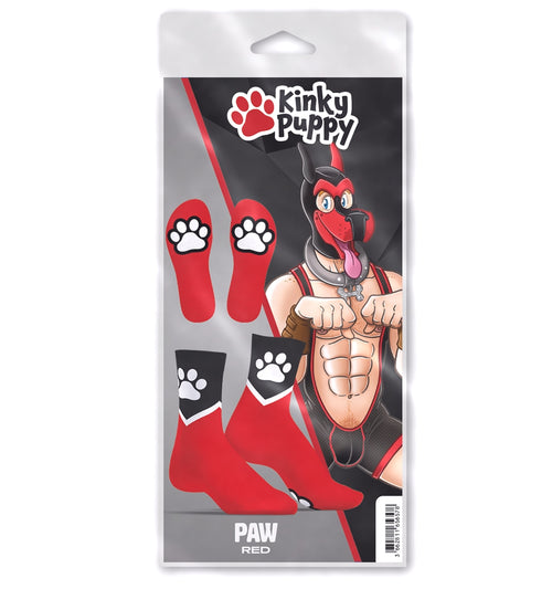 Chaussettes Paw Kinky Puppy Rouges