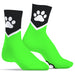Chaussettes Paw Kinky Puppy Vertes