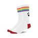 Chaussettes Pride Blanc-Rainbow