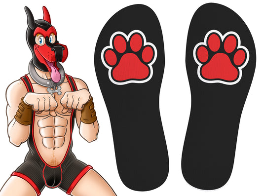 Chaussettes Puppy Hood Rouges