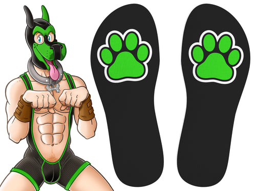 Chaussettes Puppy Hood Vertes