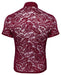 Chemise en dentelle Kalispa Bordeaux