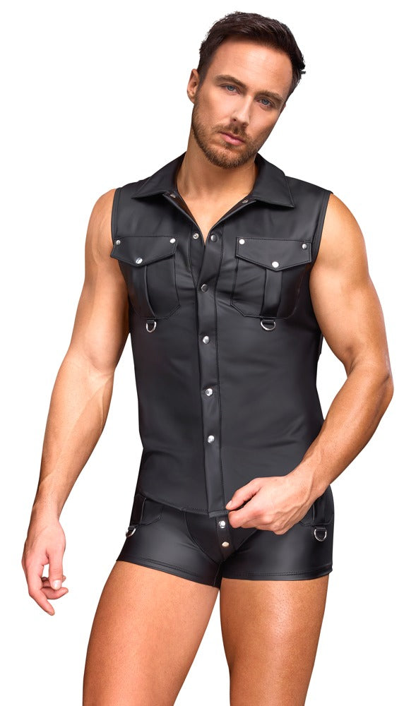 Chemise sans manches Lessio Noire