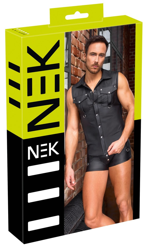 Chemise sans manches Lessio Noire