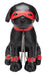Chien en Simili Captain Chains 24cm Noir