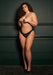 Culotte dentelle CLAIRE Grande Taille Noire
