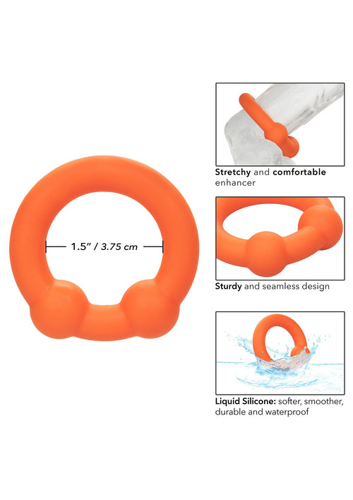 Cockring Alpha Dual Ball 37mm Orange