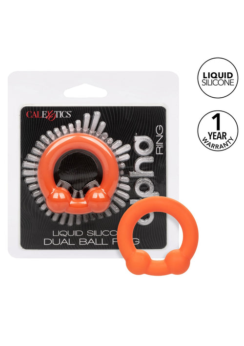 Cockring Alpha Dual Ball 37mm Orange