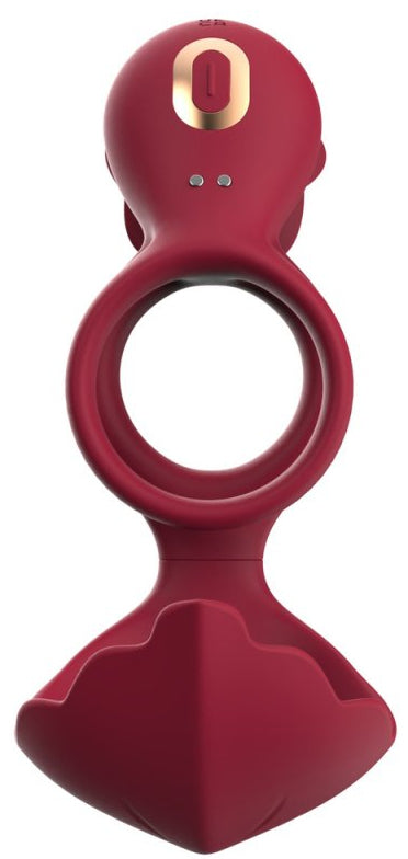 Cockring avec Rose Vibrante ROSEVIBS