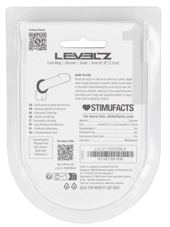 Cockring Cock Levelz S 21mm