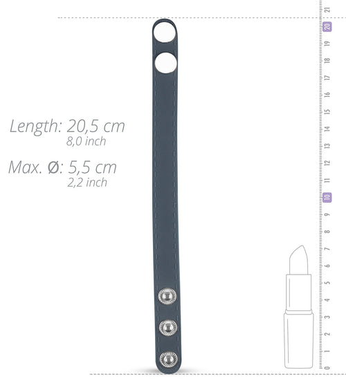 Cockring Cock Strap 15mm Noir
