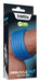 Cockring Deep Rib Grip 35 mm Bleu