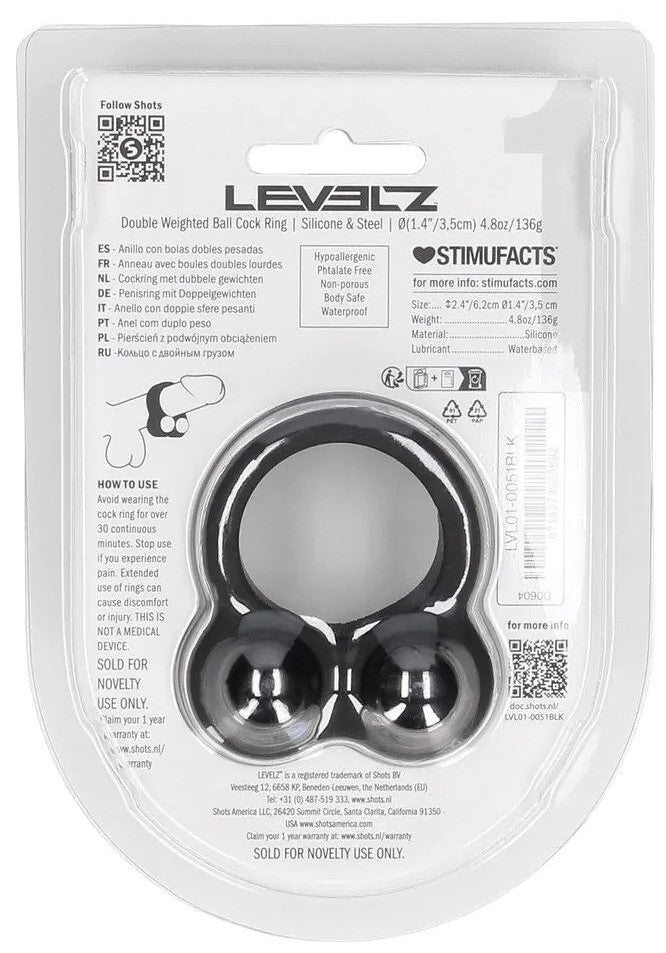 Cockring Duo Weight 35 mm - Poids 136g